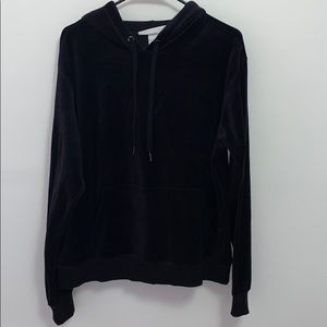 Black Velvet Hoodie